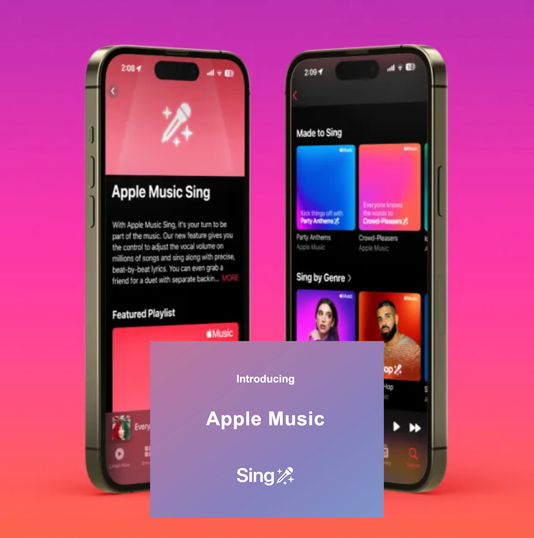 Apple Music introduces APPLE SING
